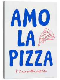 Lienzo Amo la Pizza - Ohkimiko