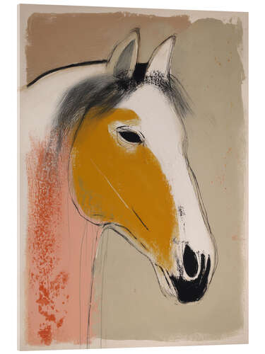 Stampa su vetro acrilico Horse
