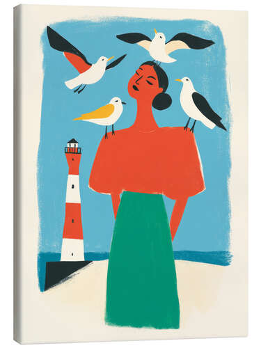 Canvas print Summer friends