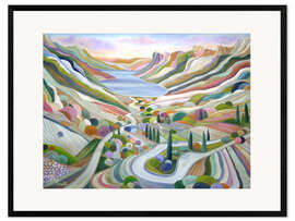 Gerahmter Kunstdruck Erlebe die Ruhe