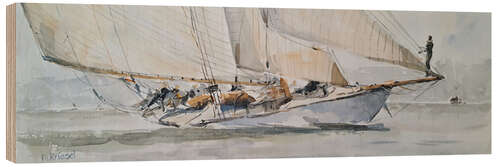 Obraz na drewnie Yacht