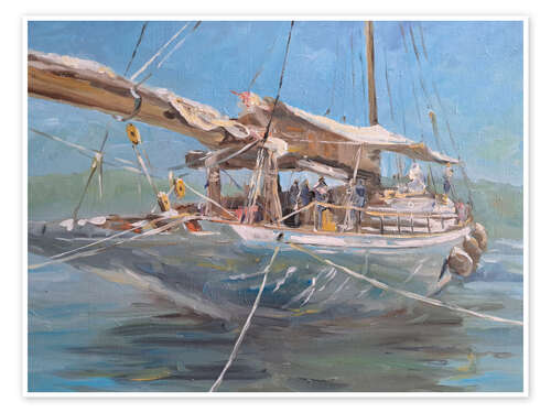 Juliste In the harbor