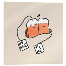 Cuadro de metacrilato Tea bags Hyggelig - Julia Reyelt