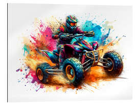 Gallery Print Quad-ATV in Aquarell
