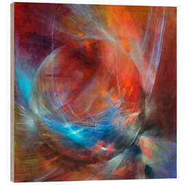 Holzbild Murmel - Annette Schmucker