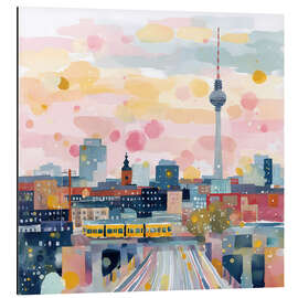 Magnettafel Berlin im Abendrot