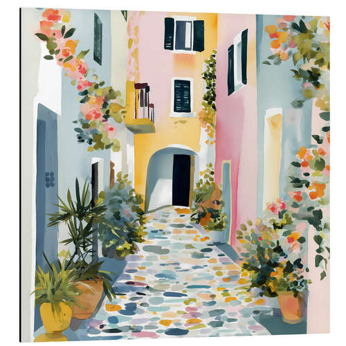 Stampa su alluminio Alley in Greece
