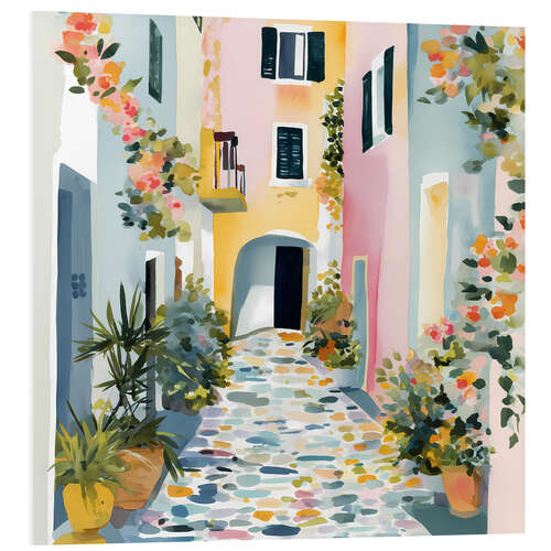 PVC print Alley in Greece