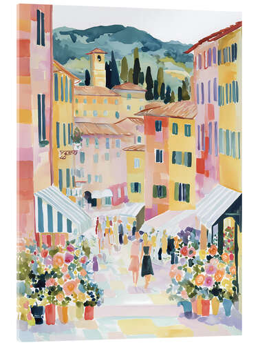 Acrylglas print Living Italy