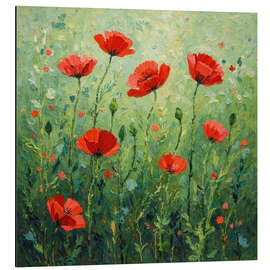 Obraz na aluminium Between the poppies - DejaReve