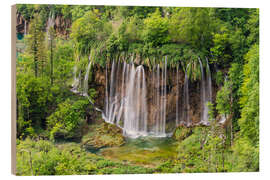 Wood print Plitvice, Croatia - Rainer Mirau