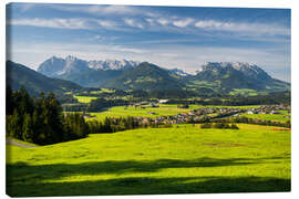 Canvas print Kaiser Mountains - Rainer Mirau