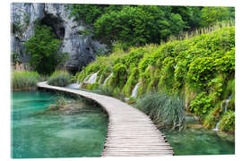 Akrylglastavla Pier, Plitvice, Croatia - Rainer Mirau