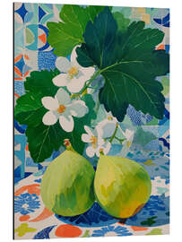 Aluminium print Floral Reverie with Figs - DejaReve