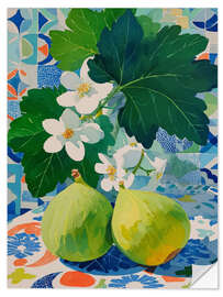 Wall sticker Floral Reverie with Figs - DejaReve