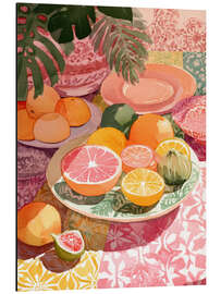 Aluminium print Citrus Blush - DejaReve