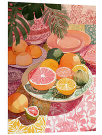 Hartschaumbild Zitrus-Rouge