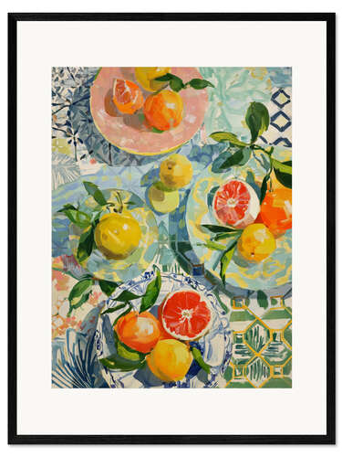 Impresión de arte enmarcada Slices of Sunshine
