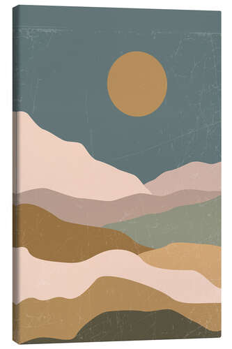 Canvas print Boho landscape