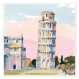 Taulu The Leaning Tower of Pisa in the morning light - Niphion