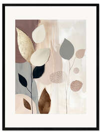 Gerahmter Kunstdruck Süße Blätter II