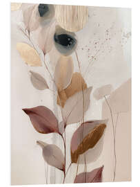 Hartschaumbild Süße Blätter III