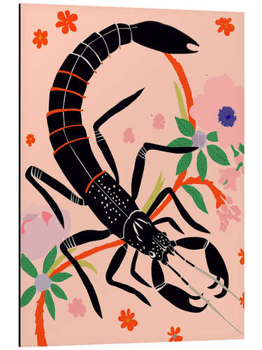Aluminium print Scorpio