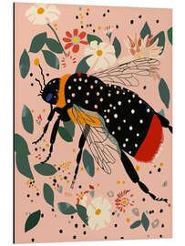 Aluminium print Floral Buzz - Artsy Sesta