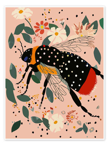 Juliste Floral Buzz