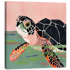 Obraz na płótnie Cute Turtle - Artsy Sesta