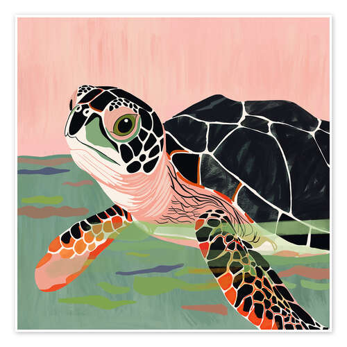 Juliste Cute Turtle