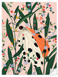 Wandsticker Versteckter Schmetterling