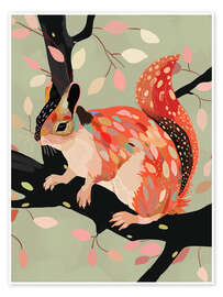 Taulu Squirrel In The Tree - Artsy Sesta
