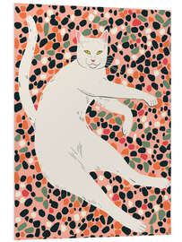 Hartschaumbild Katzen-Stretching - Artsy Sesta