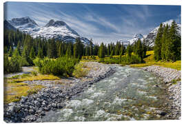 Canvas print Lech Valley, Austria - Rainer Mirau