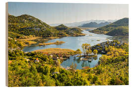 Wood print Montenegro IV - Rainer Mirau