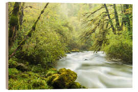Wood print French Jura III - Rainer Mirau