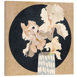 Holzbild Iris Boho II - SpaceFrog Designs