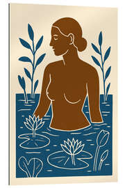 Gallery Print Inmitten der Seerosen