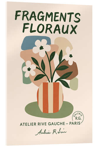 Quadro em acrílico Fragments Floraux