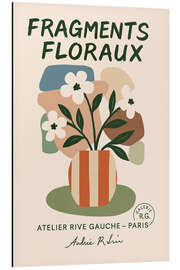 Tableau en aluminium Fragments Floraux - treechild