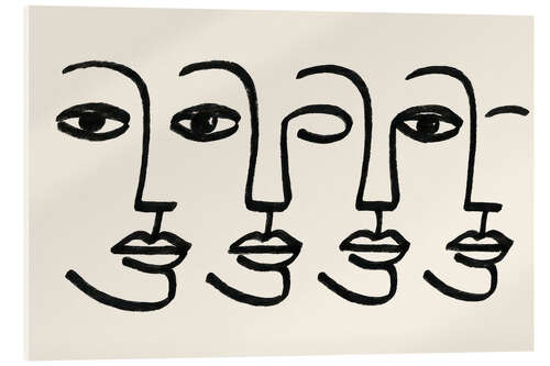 Obraz na szkle akrylowym Echo Faces