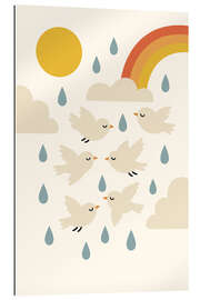 Gallery Print Vögel im Regen