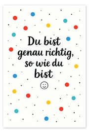 Tavla Du Bist Genau Richtig So Wie Du Bist - treechild