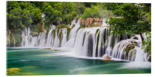 Tableau en verre acrylique Krka, Croatia