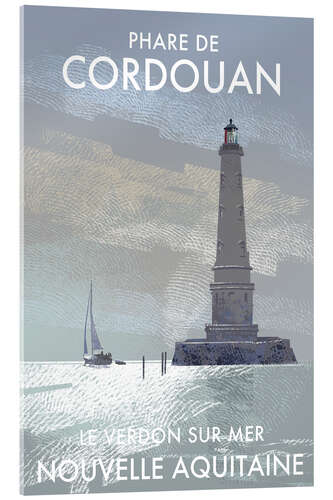 Tableau en verre acrylique Cordouan Lighthouse, New Aquitaine, France