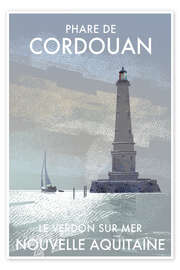 Wandbild Leuchtturm von Cordouan, Neu-Aquitanien, Frankreich - Roger O’Reilly