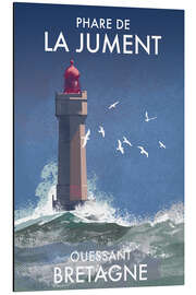 Aluminium print La Jument Lighthouse, Ouessant, Brittany, France - Roger O’Reilly