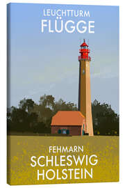 Lienzo Flügge Lighthouse, Schleswig-Holstein, Germany - Roger O’Reilly