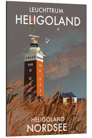 Aluminium print Heligoland Lighthouse, North Sea, Germany - Roger O’Reilly